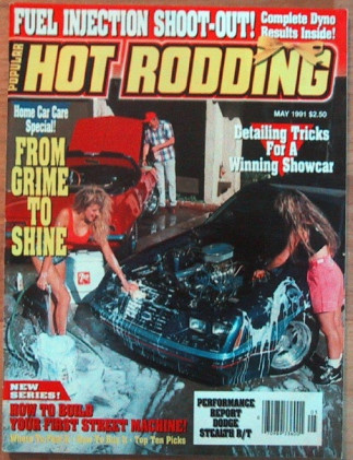 POPULAR HOT RODDING 1991 MAY - IANNOTTI P/M, F.I. '63 VETTE